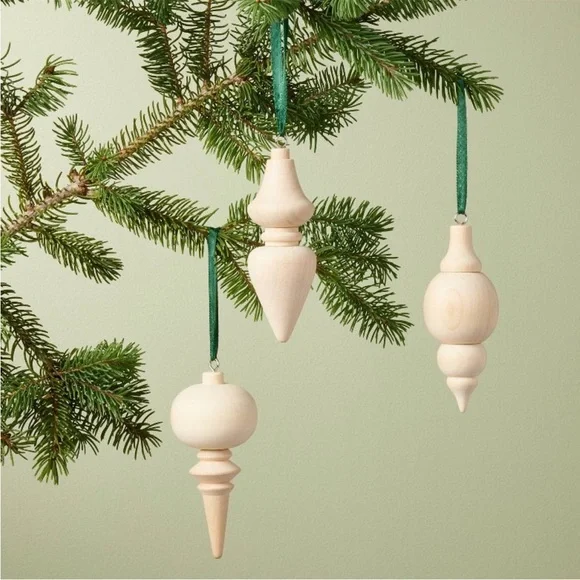 Wooden Spindle Christmas Tree
Ornaments Set of 3) - Hearth & Hand - Picture 1 of 5